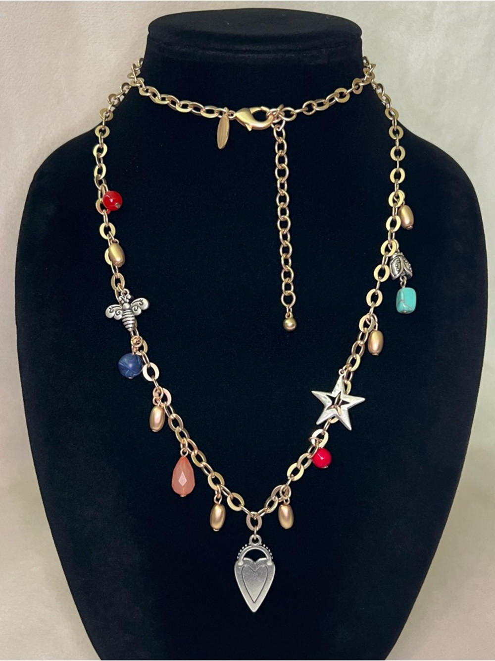 Chico's Colorful Charms Necklace